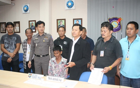 Acting suspiciously attracted policed attention, ending with Chatree being caught with illicit drugs.